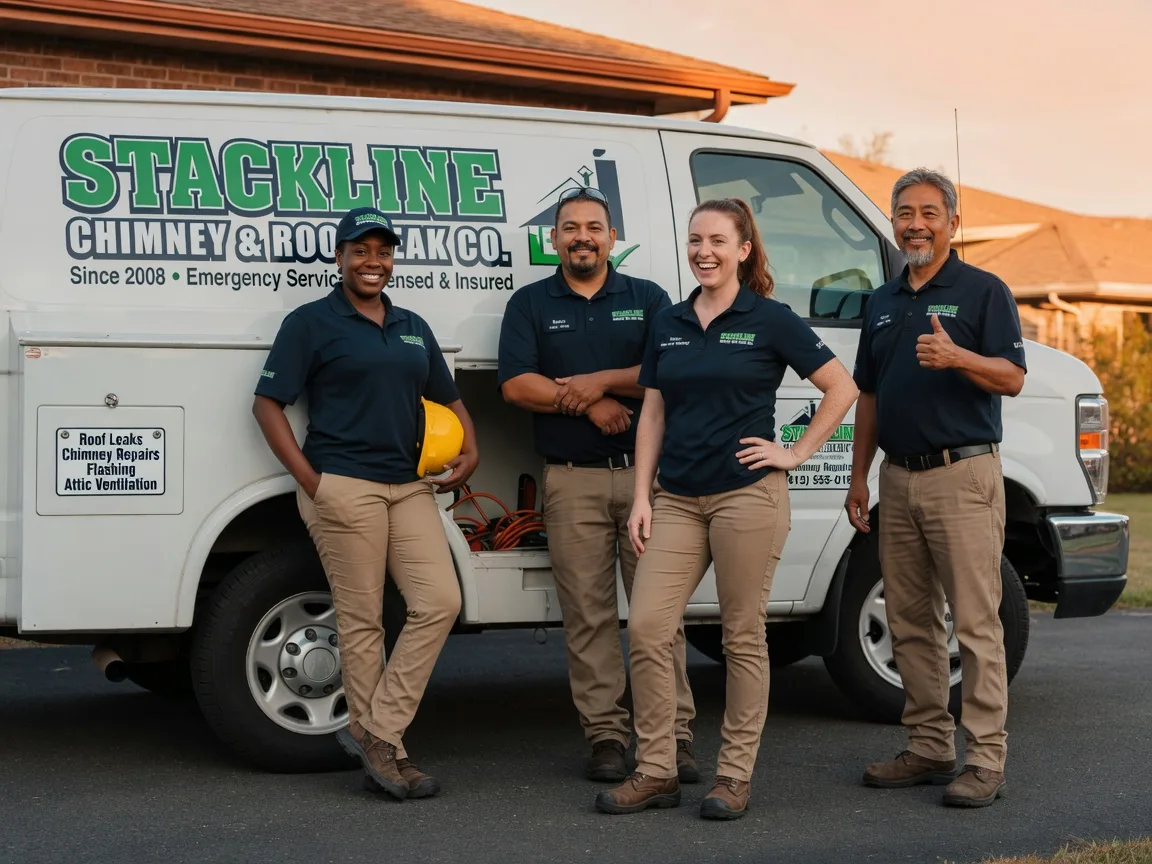 Chimney flashing repair company in Mandeville, LA